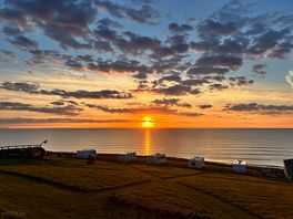 Sunset at morfa bychan