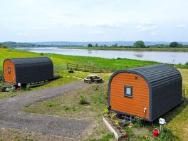 Pods with river view