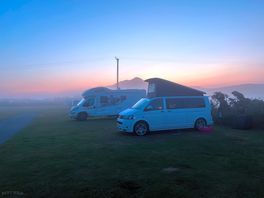 Sunset and my van