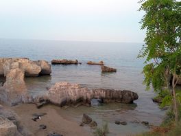 Mare di fronte al camping