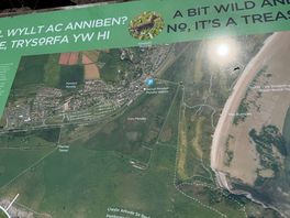 Map which is going towards the beach showing how close campsite is to local beach