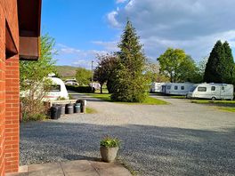 From the toilet block