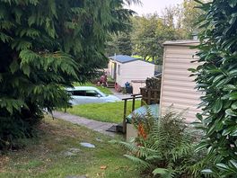 Static caravans on site