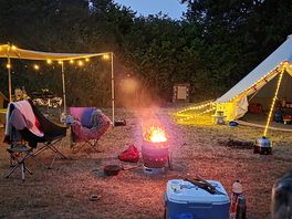 We had solar set up but electric hook up available.