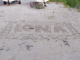 On the beach at iona
