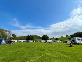 View from rear of pitch 40