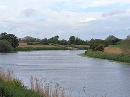 River witham adjacent to touring field