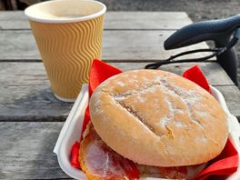 Bacon & egg roll.