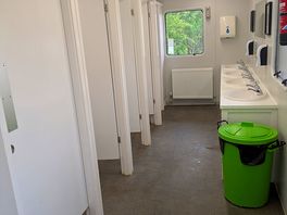 Clean bathroom area