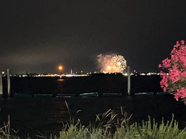 Festa del redentore a venezia vista dal campeggio 20 luglio 2024