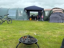 Tent setup-perfect for friends/family groups