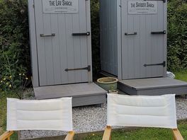 Your own toilet and shower