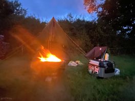 Evening fire