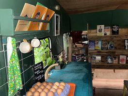 Bookshop caravan