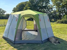 Exterior of Moonshine ready tent