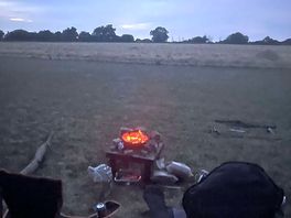 Fire pit included in the purchase