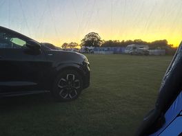 Sunset from the tent