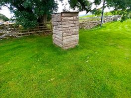 Rustic, but spotless loo