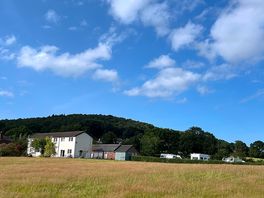 The site from the field on side