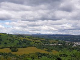 Pen y fan from the top of the valley