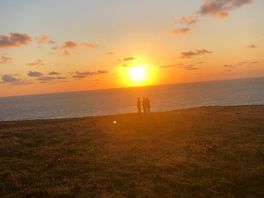 Holiday sunset
