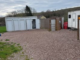Shower and toilet block