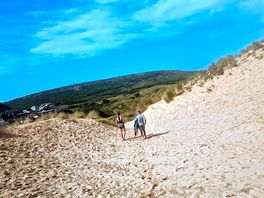 Lovely walk to the beach from the campsite