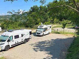 Gravel and hardstanding pitches