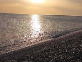 Sunset at chesil beach