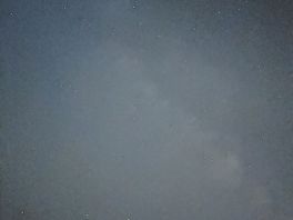 Cielo dalla tenda