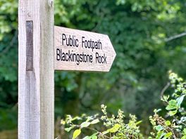 Footpath to blackingstone