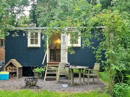 Day time view of hut