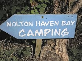 Signs to make finding campsite easy