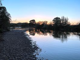 River in the evening
