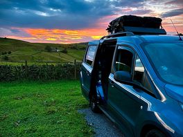 Setting up sunset