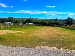 View from the top of the camping field
