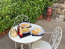 Lunch in the garden