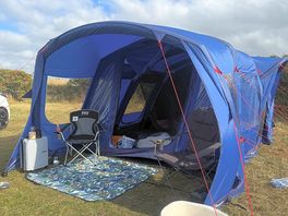 Our set up with plenty room