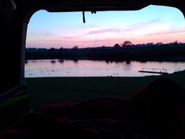 Sunset on the lake