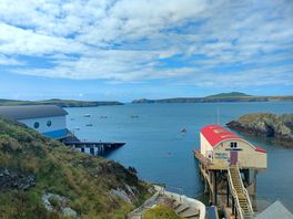 St justinian's, just down the track from site where the coastal path is
