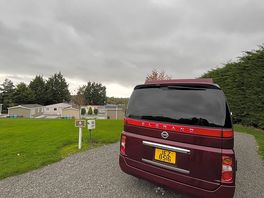 Hard standing pitch with electrical hook up.