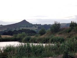 Fishing lake overlooking the roaches
