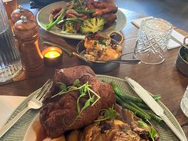 Food at the cross inn paxton