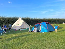 Camping side of the field