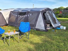 Big pitch size for our very big tent