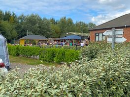 Outdoor bar are