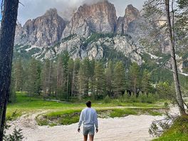 Korte wandeling vlak naast camping