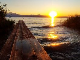Alba dal pontile