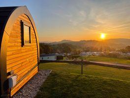 Sunrise by our pod