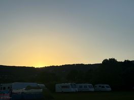 Sunset from campsite.